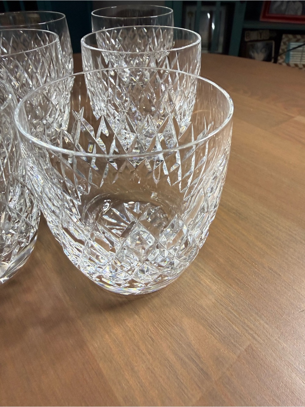 Waterford Crystal Clear Cut Double Old Fashioned Glasses - Set of 6 - Picture 2 of 9